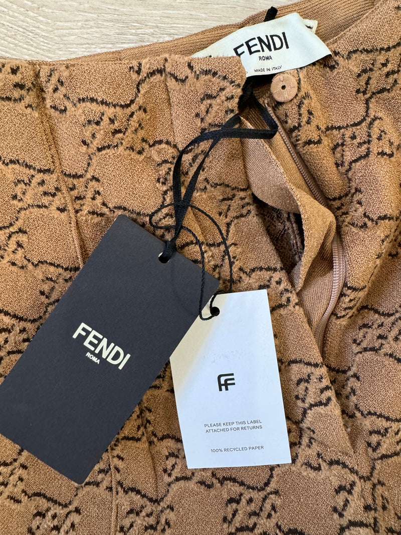 Fendi Jacquard Trousers (Size 40 / UK 10)