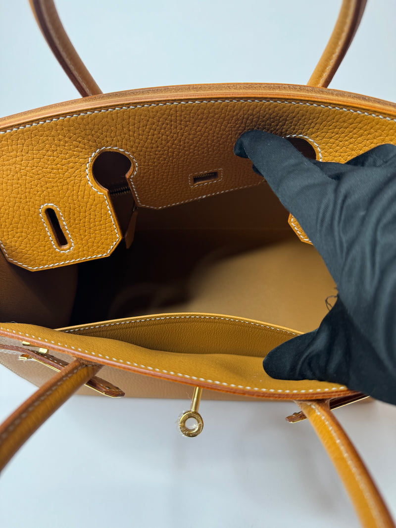 Hermes bag deals gold