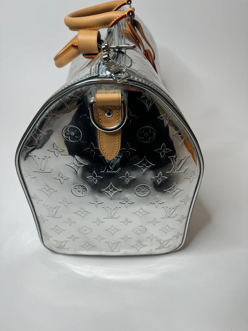 Louis Vuitton Virgil Abloh Monogram Mirror Keepall Bandoulière 50
