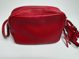 Gucci Red Soho Disco Leather Crossbody Bag