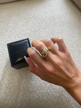 Bvlgari 18kt Rose Gold Serpenti Viper Ring (Size L)