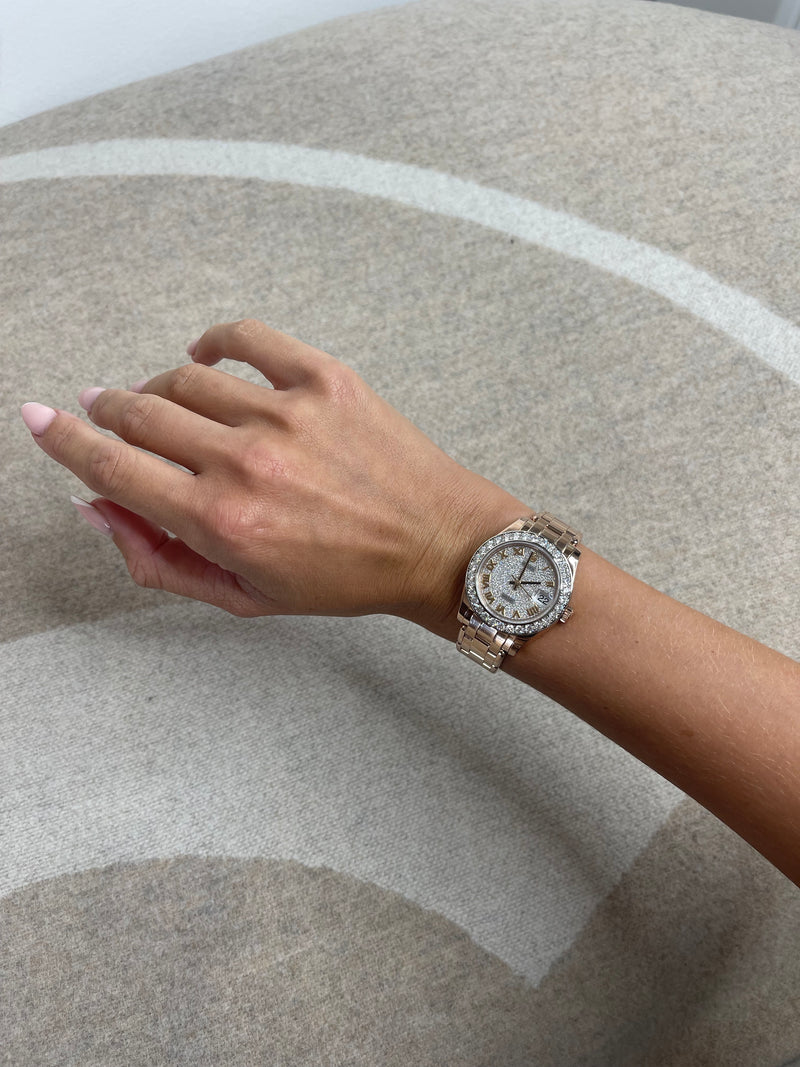 Rolex Lady Datejust Pearlmaster Masterpiece Diamond 34mm