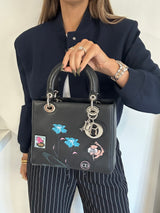 Christian Dior Medium Black Paradise Lady Dior