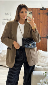 Chanel Medium Classic Double Flap In Black Lambskin With Gold Hardware