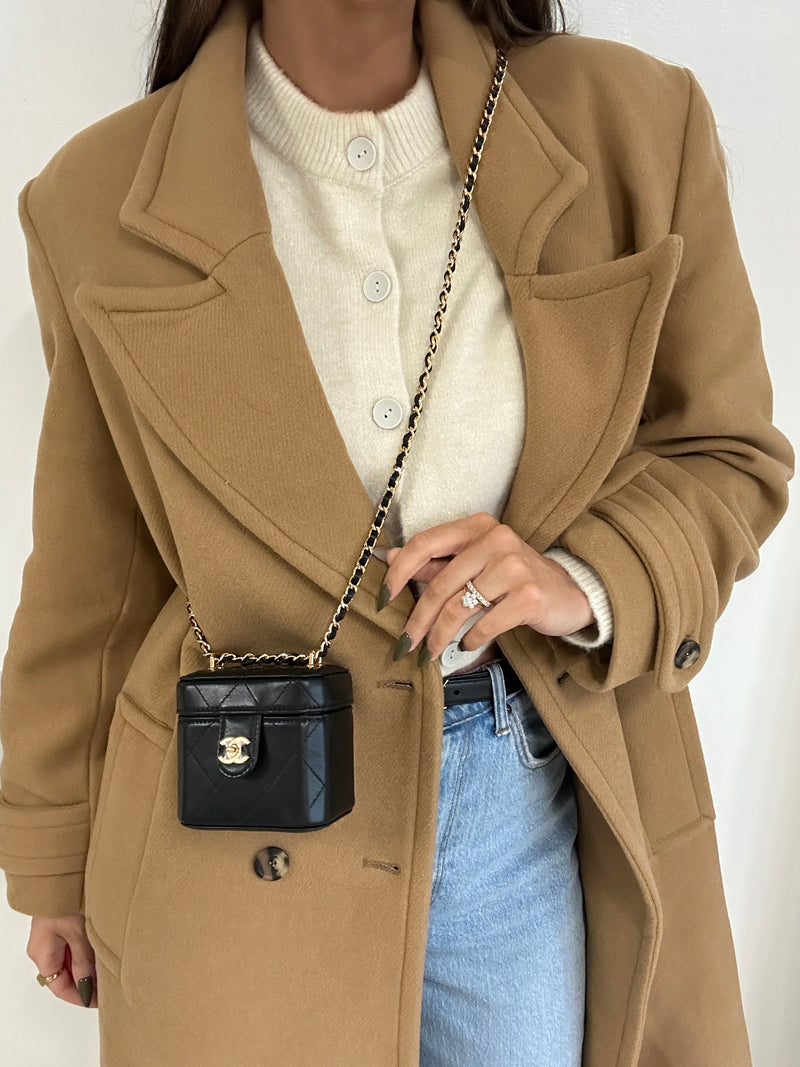 Chanel Back Clutch On Chain