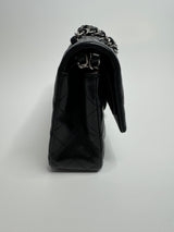 Chanel Medium Classic Double Flap In Black Lambskin