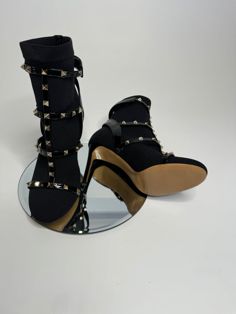 Valentino Garavani Bodytech Rockstud Boots (Size 39/UK 6)