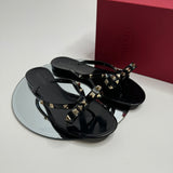 Valentino Garavani Black Jelly Sandals (Size 38 /UK 5)