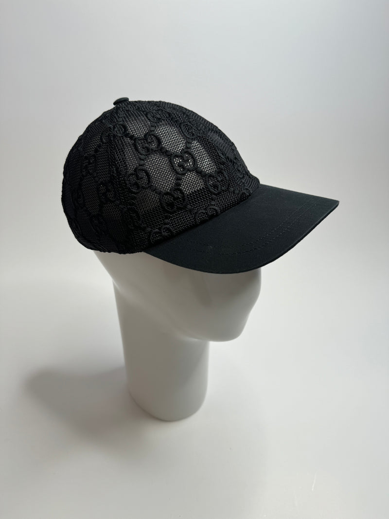 Gucci Black Lace Cap (Size - Small)