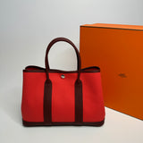 Hermès Garden Party 30 In Rose Texas Rouge