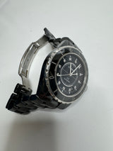 Chanel J12 38MM Black Ceramic Automatic Bracelet Watch