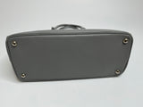 Prada Grey Saffiano Leather Galleria Tote