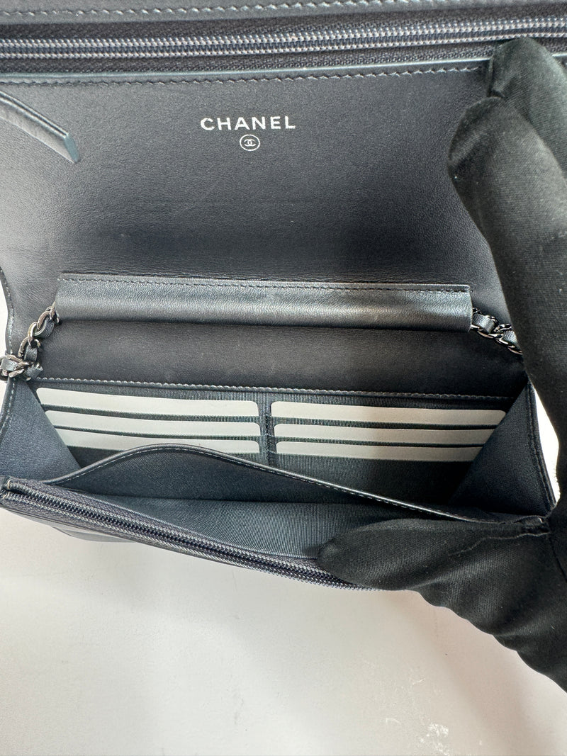 Chanel Stingray Boy Wallet On Chain
