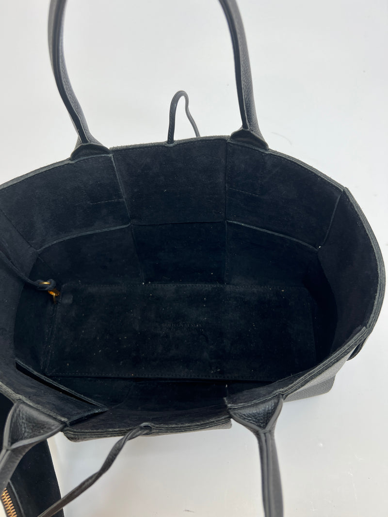 Bottega Veneta Arco Small Black Tote
