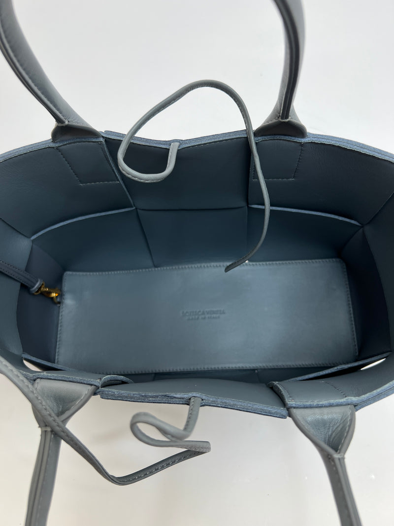 Bottega Veneta Arco Small Grey Tote