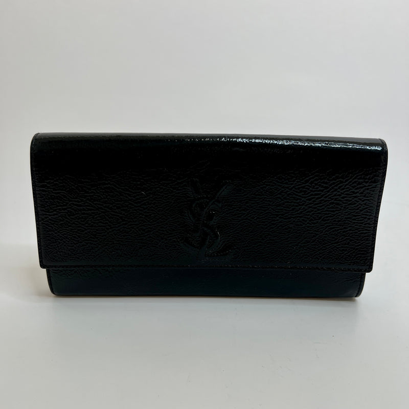 Saint Laurent Belle De Jour Clutch In Black Leather