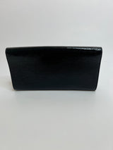 Saint Laurent Belle De Jour Clutch In Black Leather