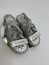 Chanel Silver Rope Sandals (Size 37/UK 4)