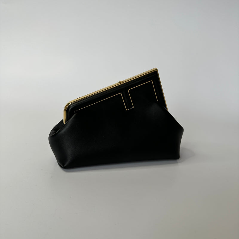 Fendi First Small In Black Lambskin