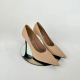 Prada Nude Nylon Heels (Size 39/ UK 6)