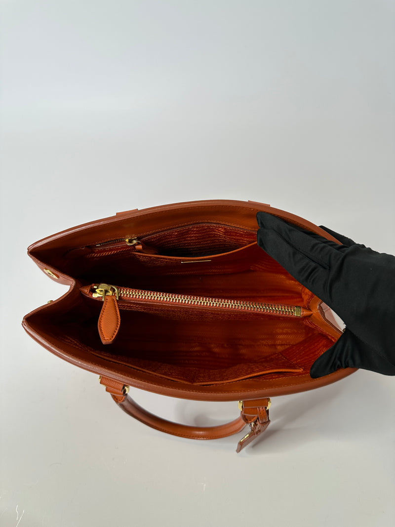 Prada Saffiano Lux Parabole Tote Leather