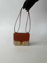 Hermès Constance 18 In Cuivre Chevre Leather