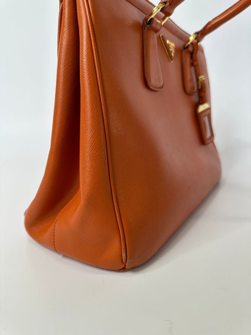 Prada Saffiano Lux Parabole Tote Leather