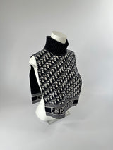 Christian Dior D -Oblique Reversible Jumper Snood