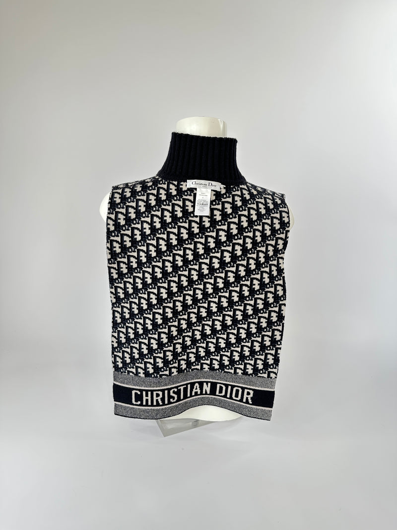 Christian Dior D -Oblique Reversible Jumper Snood