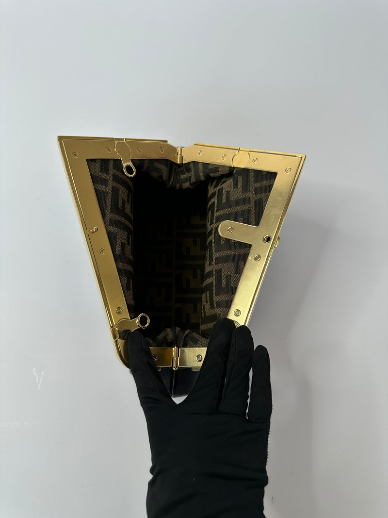 Fendi First Small In Black Lambskin