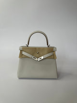 Hermès Kelly 28 II Retourne In Gris Pale With Palladium Hardware