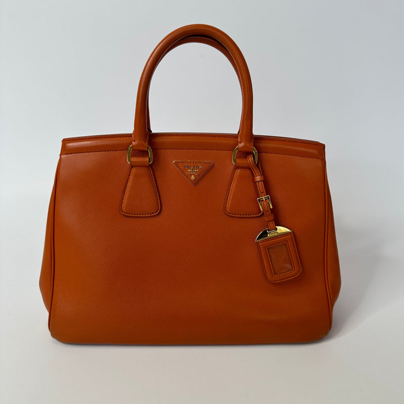 Prada Saffiano Lux Parabole Tote Leather