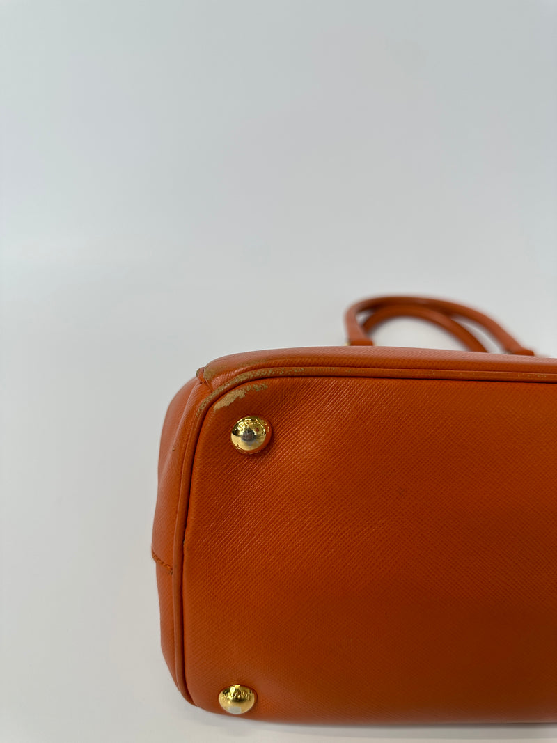Prada Saffiano Lux Parabole Tote Leather