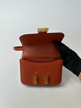 Hermès Constance 18 In Cuivre Chevre Leather