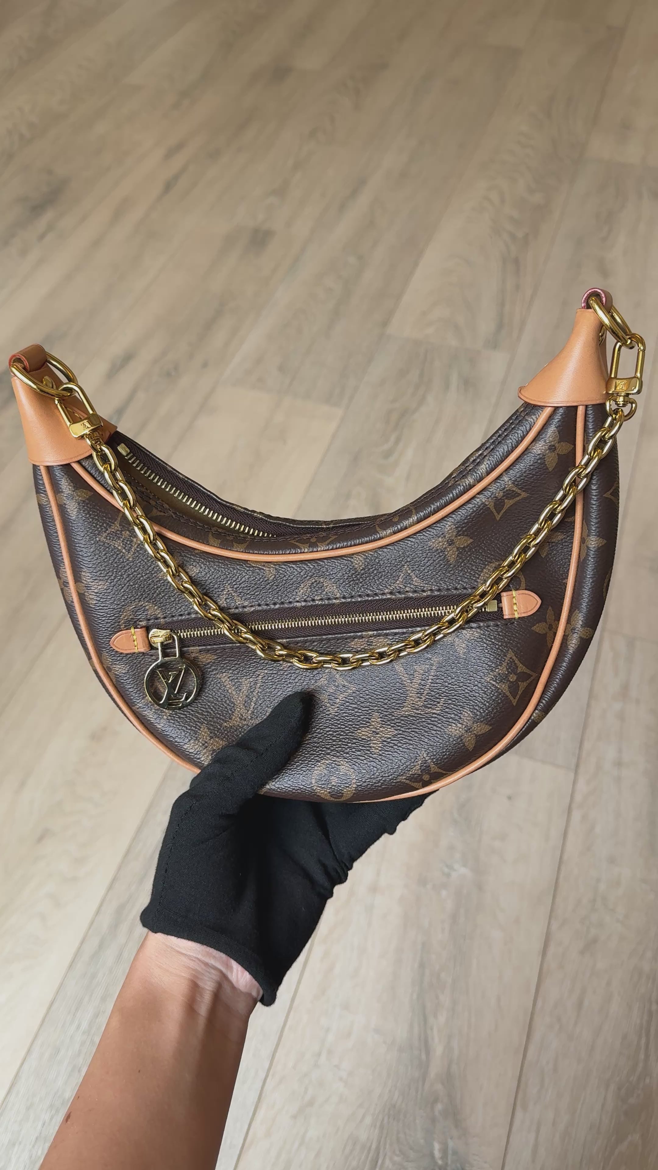 Louis Vuitton Loop Bag In Brown Monogram With Gold Hardware. 100% authentic and preloved in excellent condition
