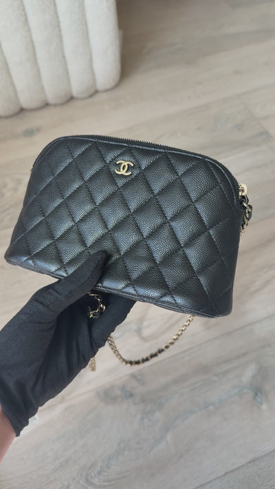 Chanel Wallet On Chain Black Caviar Leather With Gold Hardware. Authentic and Preloved In Excellent condition. 100% Authenticity Guarantee. Insured next day delivery.