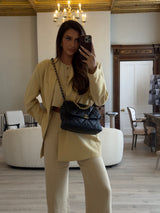 Chanel 19 Small In Black Calfskin Leather