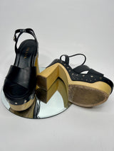 Prada Black heels (Size 38.5/UK 5.5)