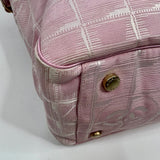 Chanel Pink Canvas Shopper
