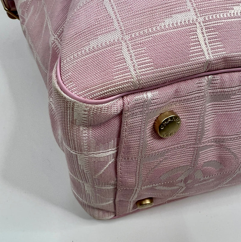 Chanel Pink Canvas Shopper