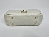 Chanel White Calfskin Casual Trip  Flap Bag