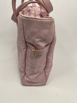 Chanel Pink Canvas Shopper
