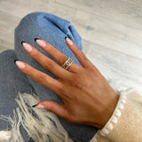 Chanel Diamonte CC & Star Ring