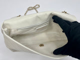 Chanel White Calfskin Casual Trip  Flap Bag