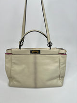 Fendi Peekaboo Neutral Ombre Leather Bag