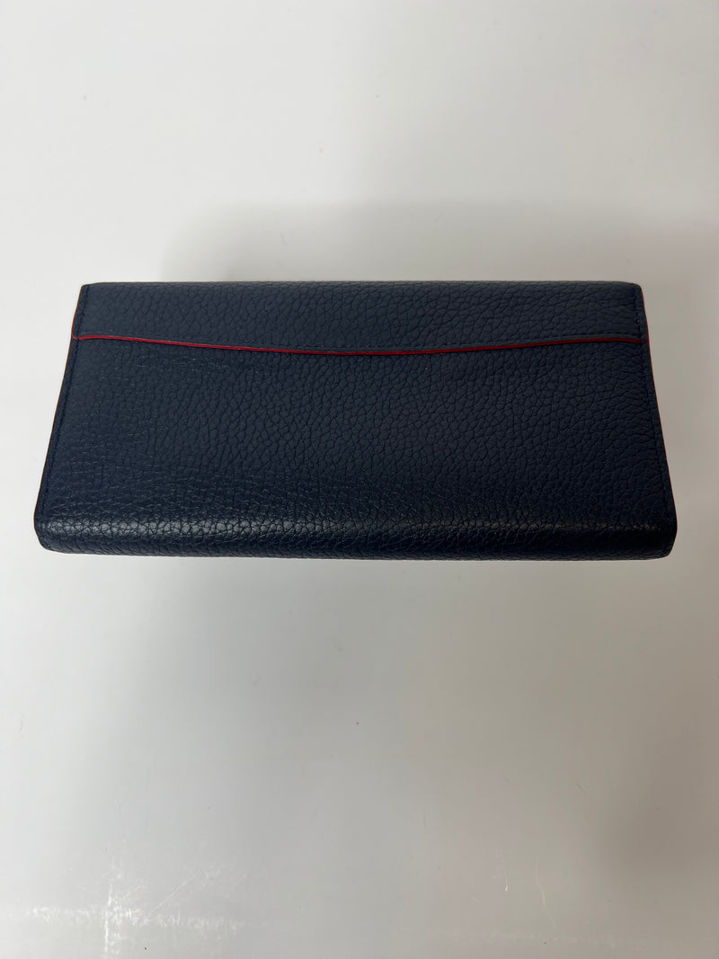 Louis Vuitton Navy Capucines Wallet