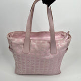 Chanel Pink Canvas Shopper