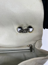 Chanel Reissue Single Flap In Ecru Caviar Leather WSH