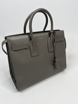 Saint Laurent Sac De Jour Small In Grey Leather