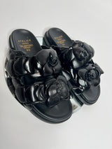 Valentino Atelier Rose Detail Slides (Size 38/ UK 5)